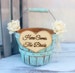 Flower Girl Basket, Rustic Wedding Decor, Elegant Barn Wedding, Here Comes the Bride, Rustic Flower Girl Basket 