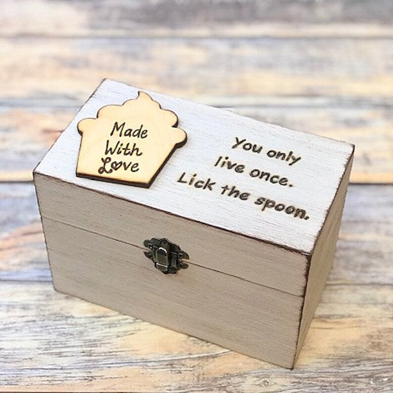 Rustic Recipe Boxes 4x6 Recipe Card Box Recipe Card Storage Etsy