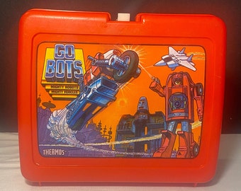 1984 Vintage Tonka Go Bots Plastic lunch box made by Thermos