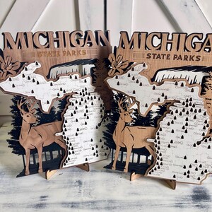 Michigan State Park Campground Map