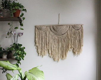 Macrame Half Moon Wall Hanging