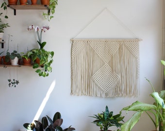 Natural Woven Macrame Wall Hanging