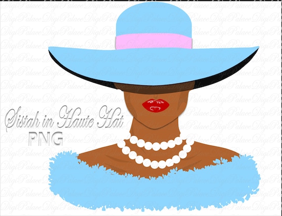 Fedora Hat Sorority Sistah Clipart 