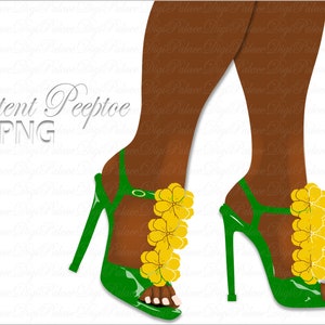 Stiletto High Heels Clipart: Woman Shoes PNG (Digital Download)