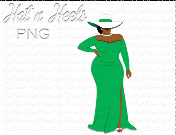 green sorority dress AKA Maxi Lounge Dress main image 0