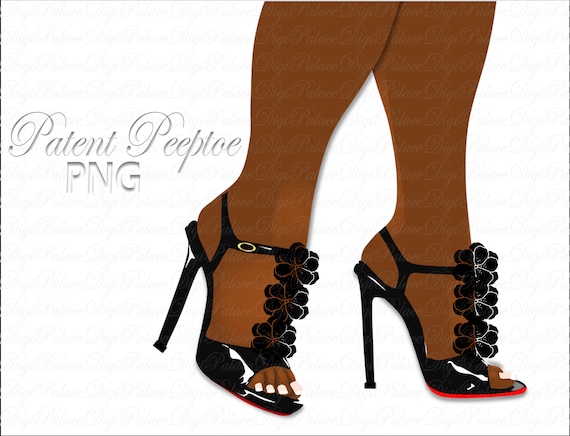 Chaussure png Talons hauts png Semelle rouge png Talons hauts clipart Stiletto png Chaussures femme png Etsy Canada