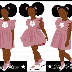 Chicas lindas con peinados afro, paquete, colas de caballo, lindos niños afroamericanos negros PNG, clipart afroamericano