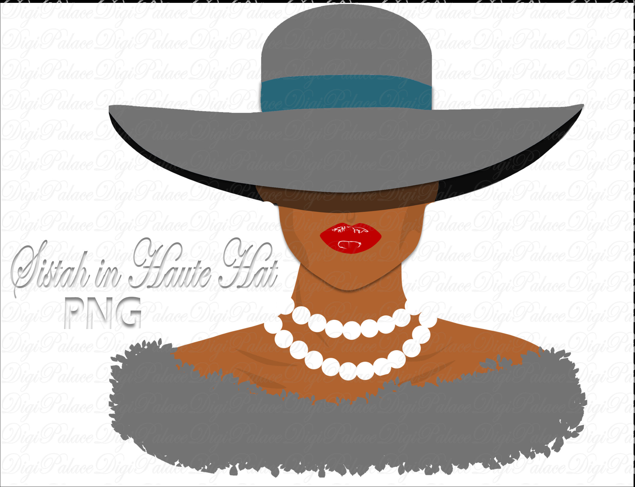 Fedora Hat Sorority Sistah Clipart 
