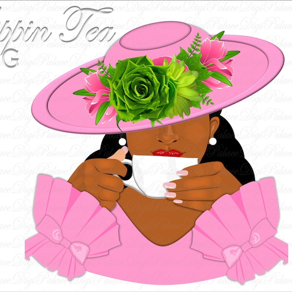 Fedora Hat, Sorority Sistah Clipart Tea Party ClipArt Teacup Teapot Tea Party PNG Tea Party Clip Art