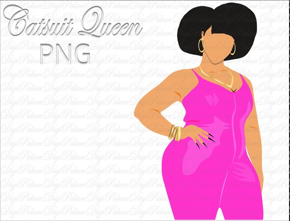 Black Girl Clipart, Curvy Girl Clipart, Black Woman Plus Size Clipart,  African American Fashion Clipart, Plus Size Girl Clipart for Sticker -   Canada
