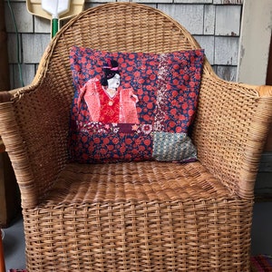 Tang Beauties Cushion Cover Camelia