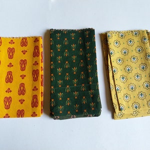 Sachets Tissu (x 5) Série 1,  non Garnis pour dragées ou Lavande Provence