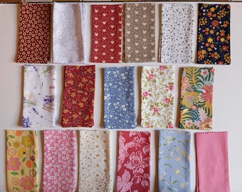 Bolsas de Tela (x 5) Serie 1, sin relleno para almendras garrapiñadas o Lavanda Provenzal