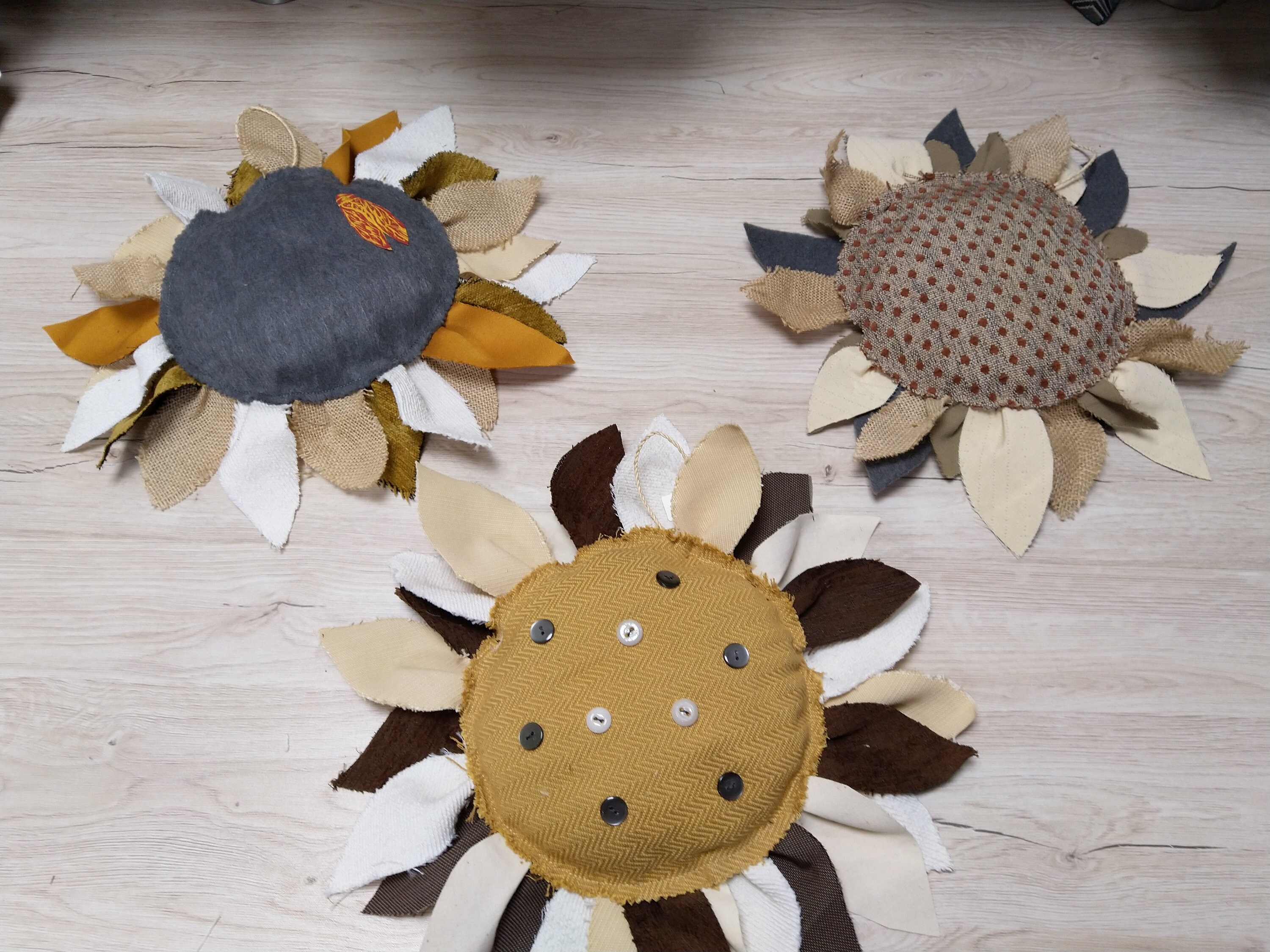 Tournesol, Décoration, Recyclage Tissu