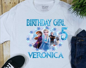 frozen 4th birthday shirt