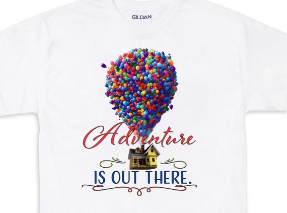 adventure is out there shirt
