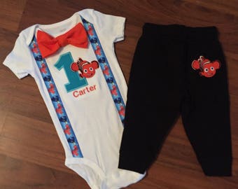 finding nemo 1st birthday outfit