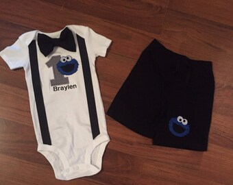 monster first birthday outfit