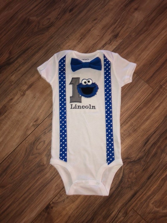 cookie monster first birthday outfit