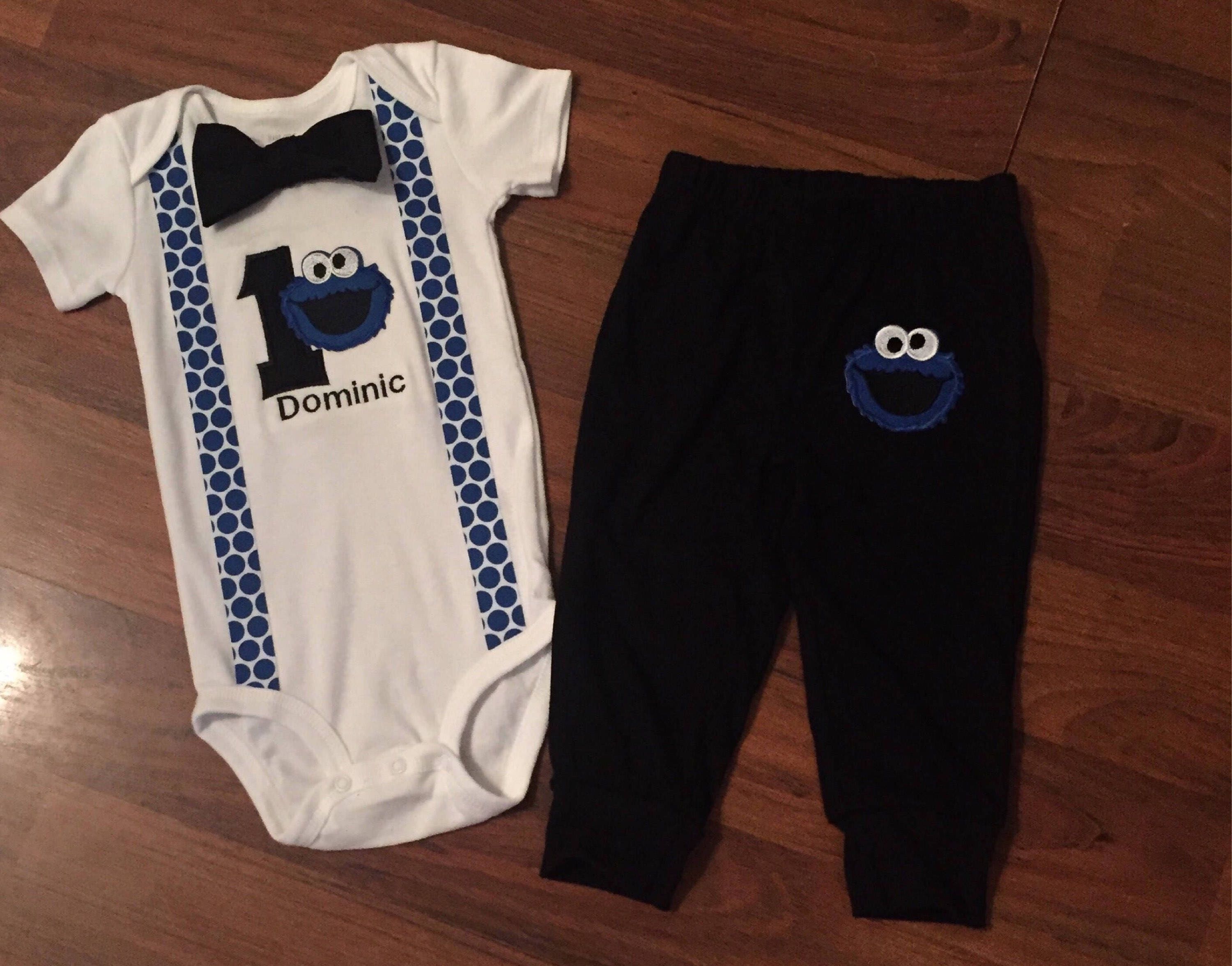 cookie monster outfit baby boy