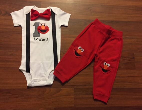 elmo 1st birthday outfit boy