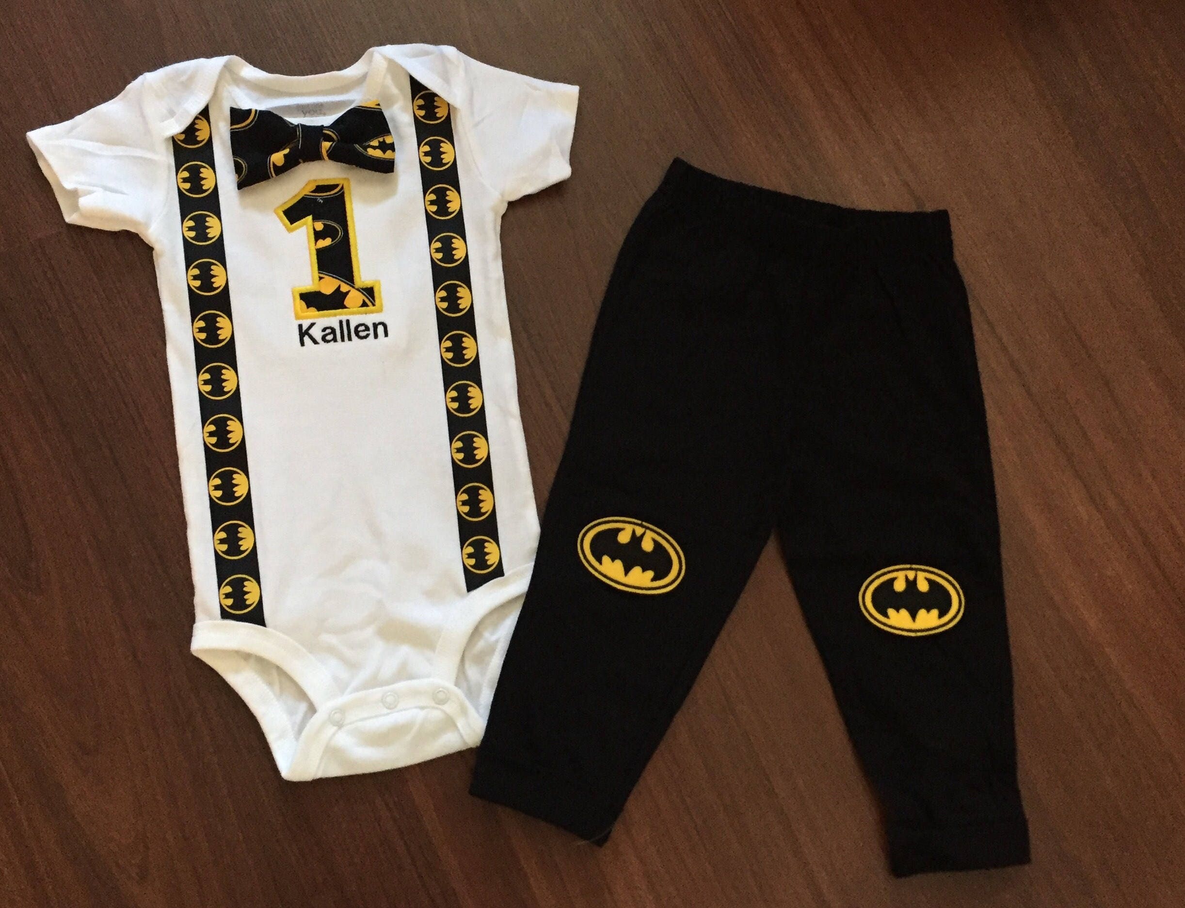 batman 1st birthday outfit