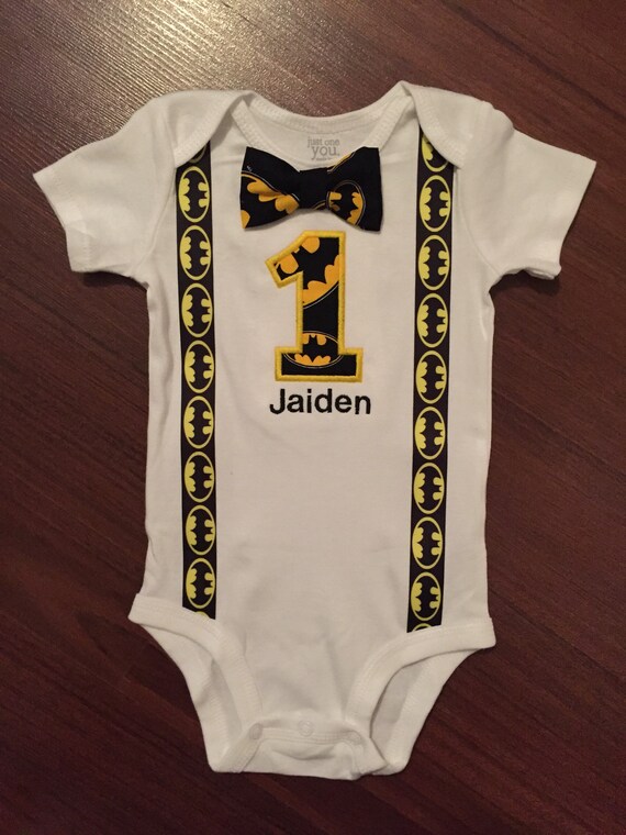batman 1st birthday outfit