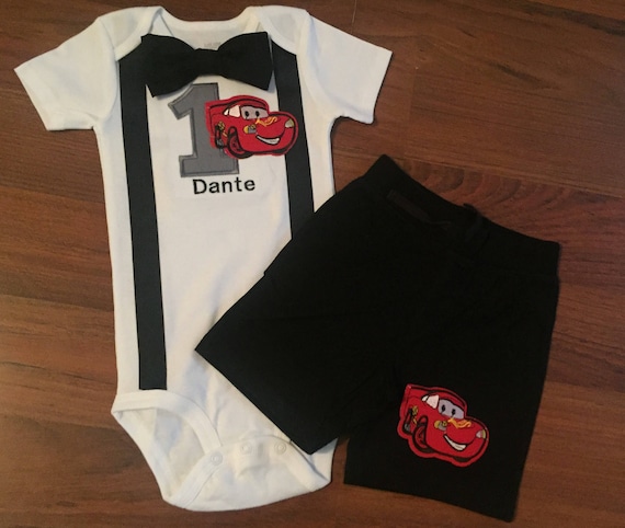 cars 1st birthday outfit