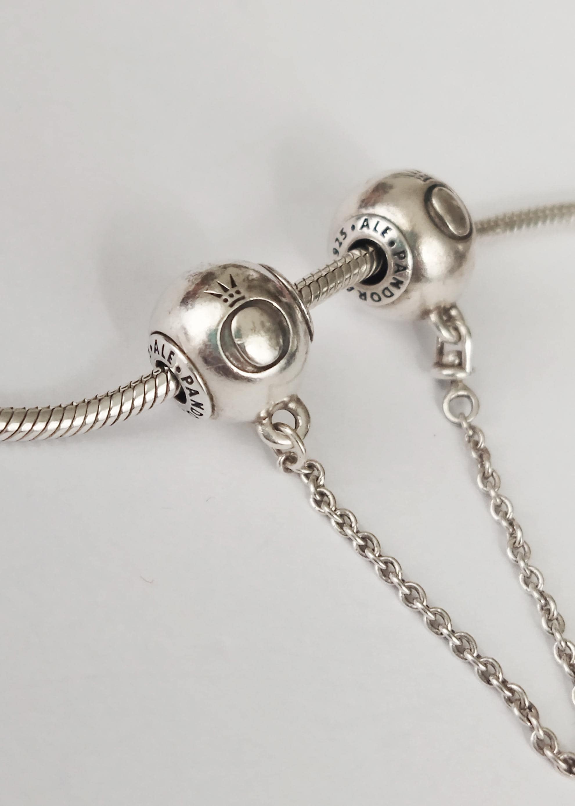 Authentic Pandora Sterling Silver ESSENCE Safety Chain - 796077-05