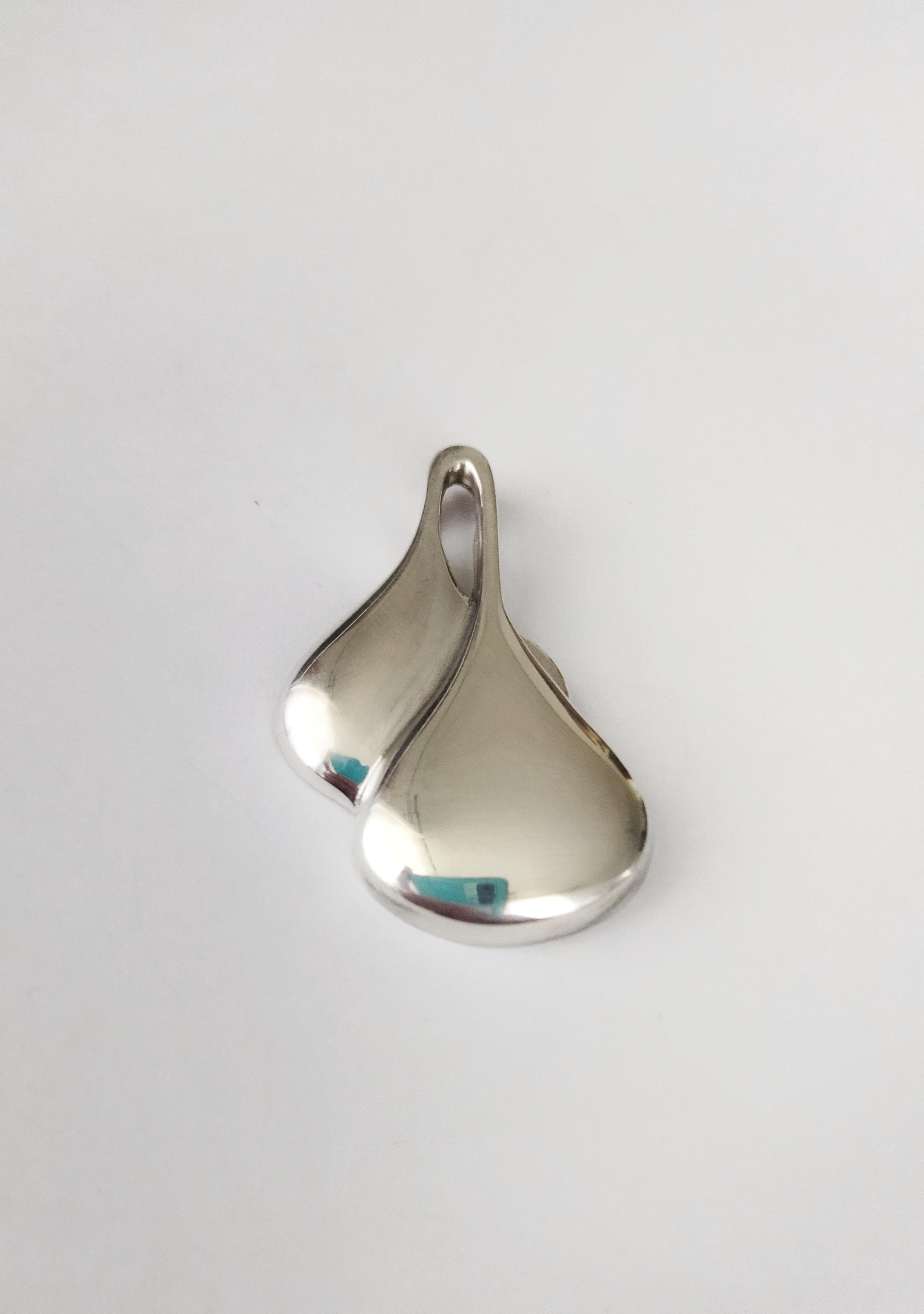 Collier Ras De Cou Vintage Années 70 - Style Jensen Torun, Résine Inclusion, Alliage Argenté
