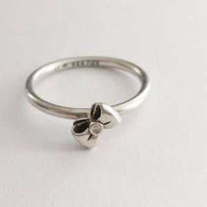 Vintage Soren Peter Jensen Sterling Silver Ribbon ring size 7(55)