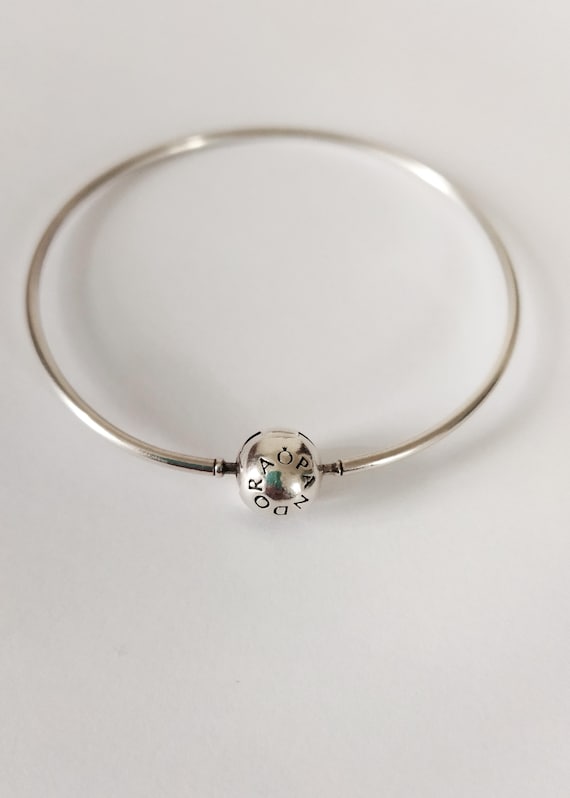Pandora ESSENCE Bangle Bracelet: Sterling Silver Charm Bracelet - Etsy