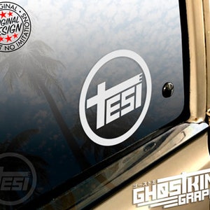 TE51 Toyota Corolla トヨタ TEQ style Decal Stickers x2 hilux truck celica landcruiser crown supra cressida corona levin sprinter trueno