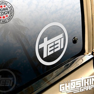 TE31 Toyota Corolla トヨタ TEQ style Decal Sticker hilux truck celica landcruiser crown supra cressida corona levin sprinter trueno