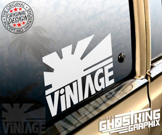 Vintage Rising Sun Decal Sticker 4