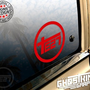 TE27 Toyota Corolla トヨタ TEQ style Vinyl Decal Sticker