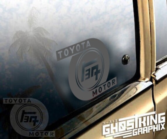 Toyota トヨタ Motor Vinyl Decal Sticker • TEQ Japan - Etsy