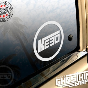 KE30 1.2 Toyota Corolla トヨタ TEQ style Vinyl Decal Sticker