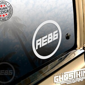 AE86 Toyota Corolla トヨタ TEQ style Vinyl Decal Sticker