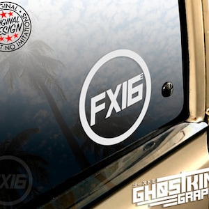 FX16 Toyota Corolla Vinyl Decal Sticker