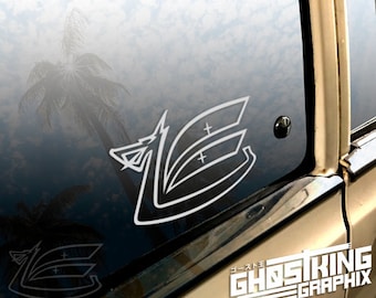 Toyota Celica DRAGON Vinyl Decal Sticker