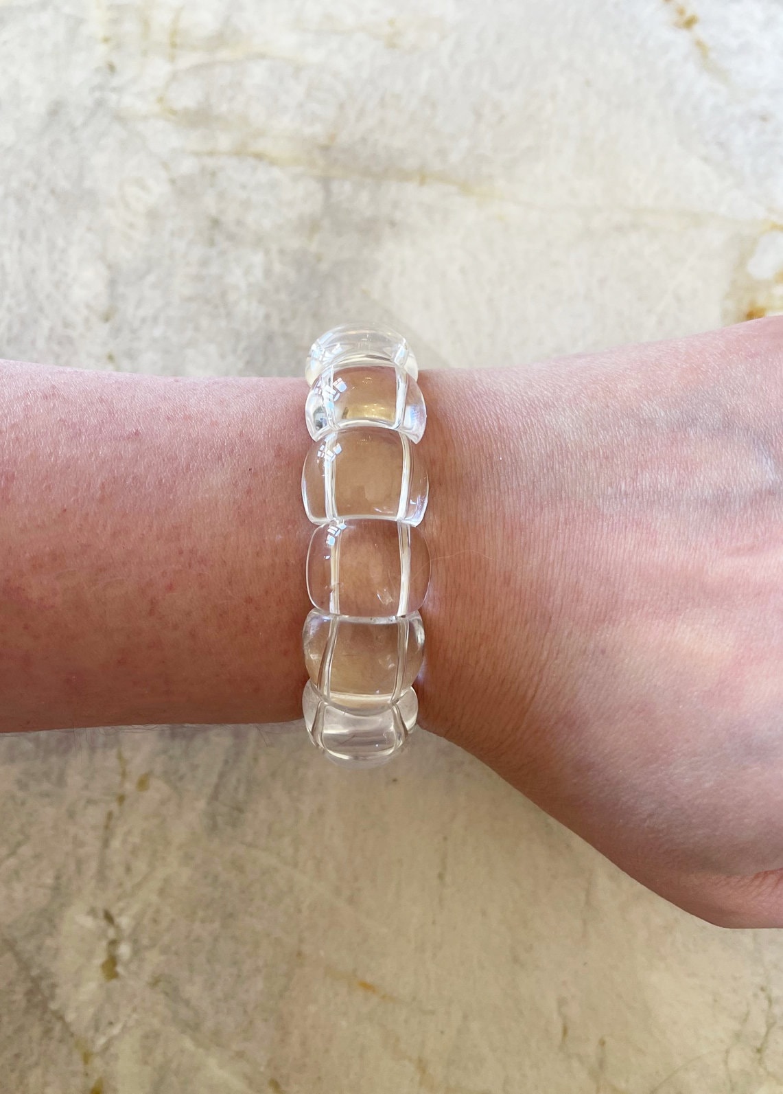 Paparazzi Rose Ice Garden White Bracelet Paparazzi Classic Emerald