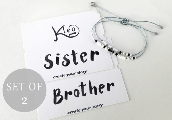 sister brother bracelet