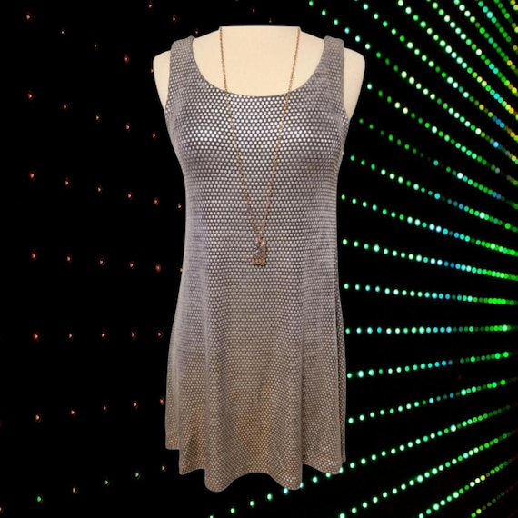 Betsey Johnson Vintage Y2k 90s Gray Stretchy Silver Polka-dot Mod Mini Length Tank Dress Retro Club Party Disco Ball Rock Star Contemporary - Etsy Betsey Johnson Vintage Y2k 90s Gray Stretchy Silver Polka-dot Mod Mini Length Tank Dress Retro Club Party Disco Ball Rock Star Contemporary - Etsy