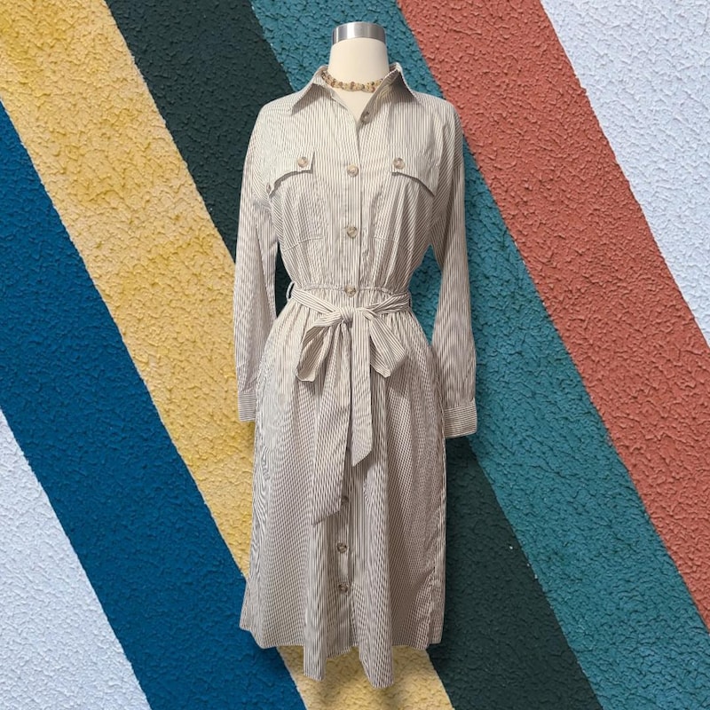 1990s Shirtdress Pattern - Etsy