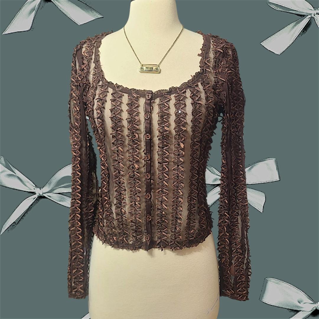 【archive】90s sullen Polyester Sheer-knit archive】90s sullen Polyester Sheer-knit archive】90s sullen