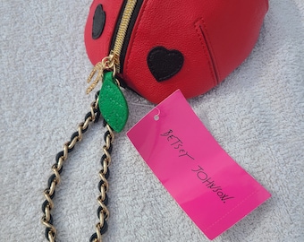 NWT Betsey Johnson Luck Be a Lady Lady Bug Kitsch Cute Garden