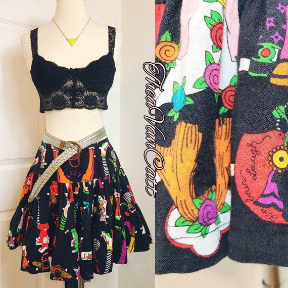 1980s BETSEY JOHNSON PUNK LABEL Set | x-small/small