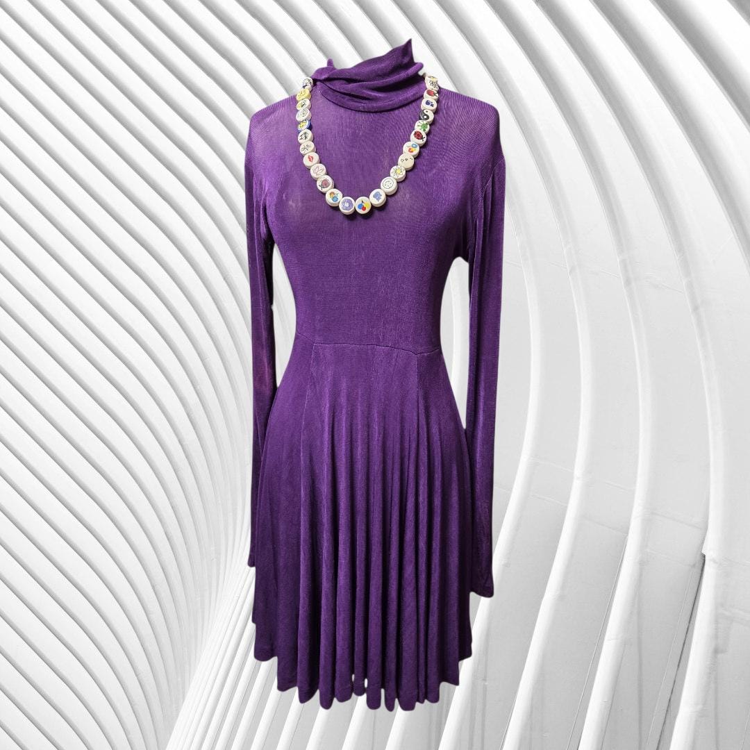 open lace back dress Betsey Johnson Bustle Midi Dress (M) – Holy Thrift main image 0