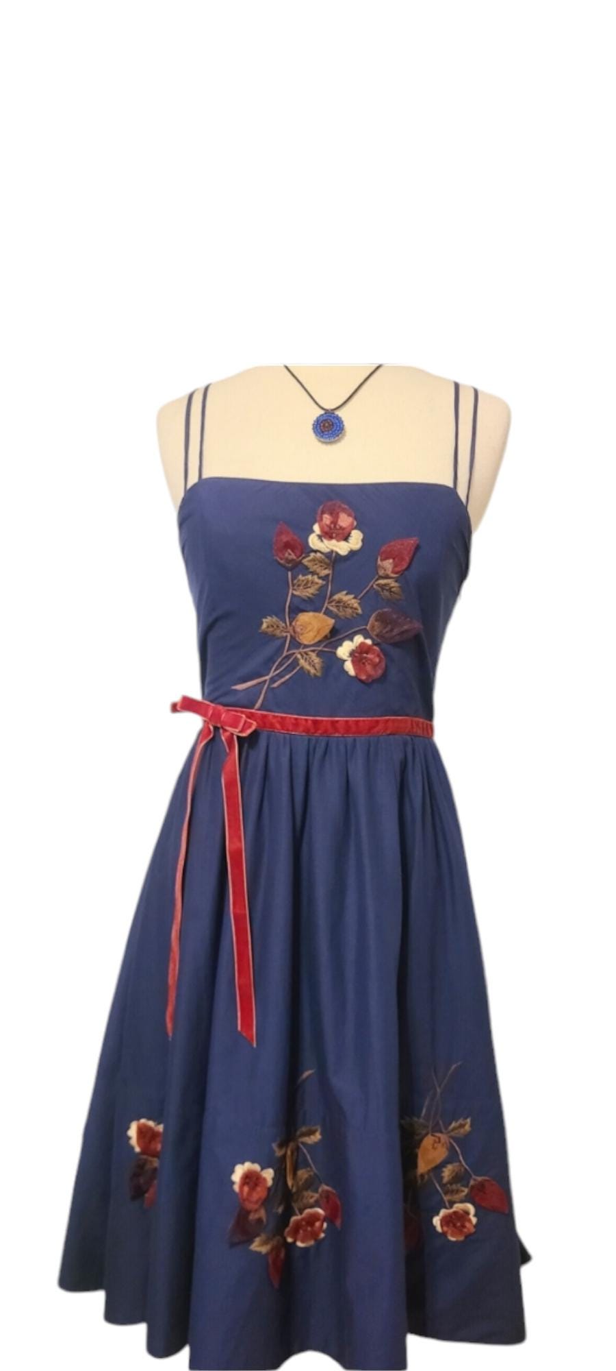 modcloth embroidered dress White & Red Embroidery Eliza Mini Dress